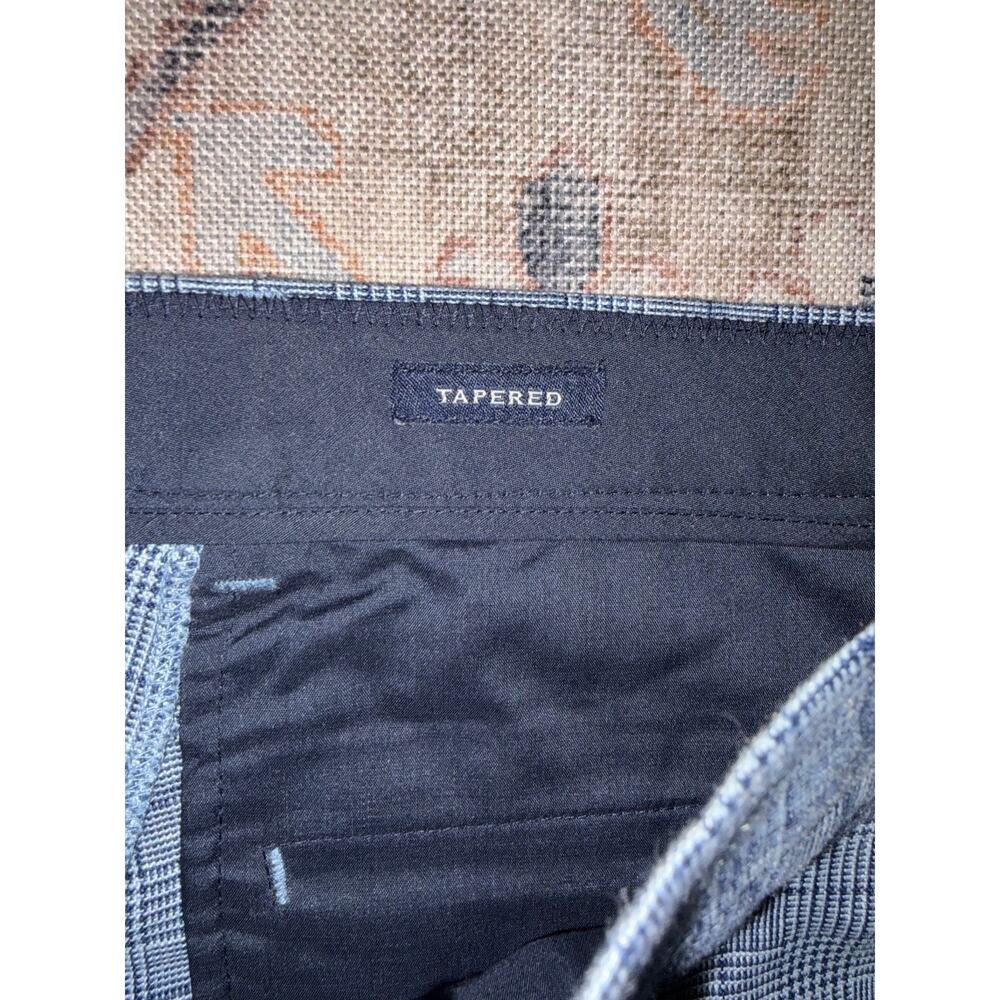 J Crew Thompson Tapered Dress Pants Mens 30x32 Gray Glen Plaid Wool Blend - Picture 4 of 4